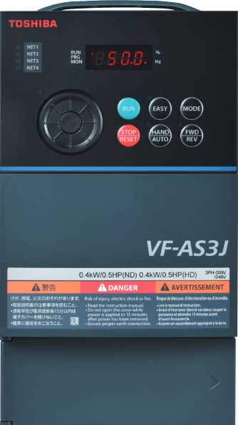 東芝インバーター VFAS1シリーズ VFAS3J-2055PL
