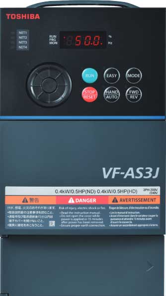 東芝インバーター VFAS1シリーズ VFAS3J-4450PL