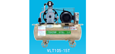 東芝コンプレッサー  タンクマウント型（無給油式）圧力開閉器式  VLT106-15T