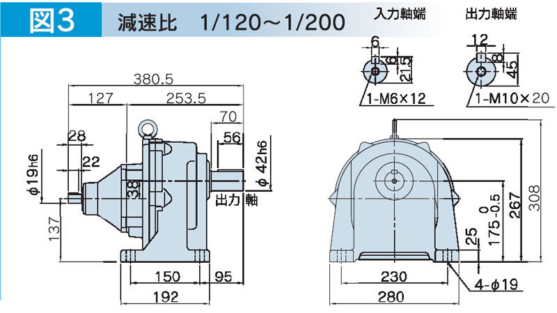 富士変速機ギヤードモータ  VX-Gシリーズ（屋内仕様 脚取付） VX08-160G