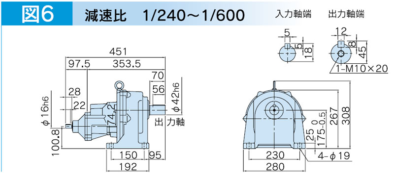 富士変速機ギヤードモータ  VX-Gシリーズ（屋内仕様 脚取付） VX04-240G