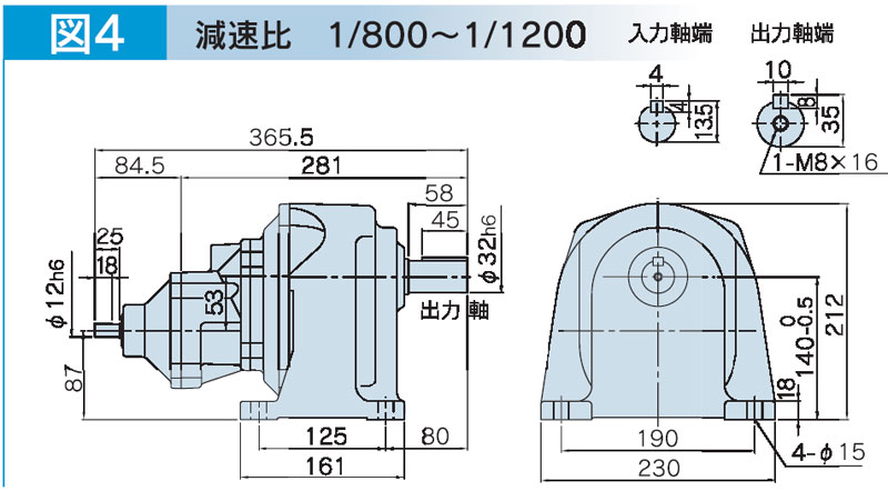 富士変速機ギヤードモータ  VX-Gシリーズ（屋内仕様 脚取付） VX01-K00G