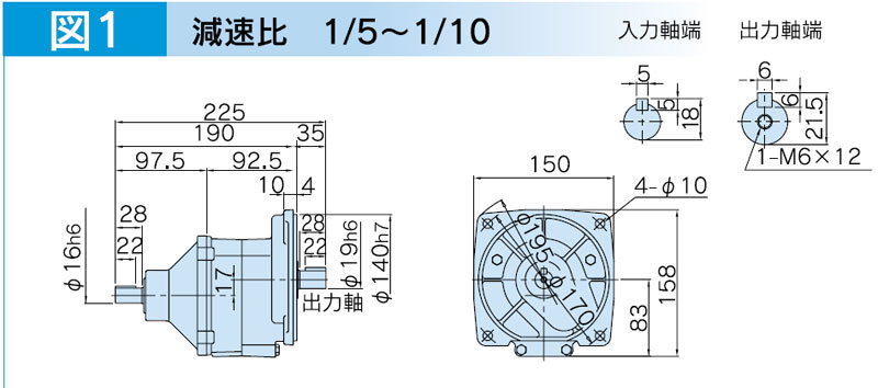 富士変速機ギヤードモータ  VX-GFシリーズ（屋内仕様 フランジ取付） VX04-005GF