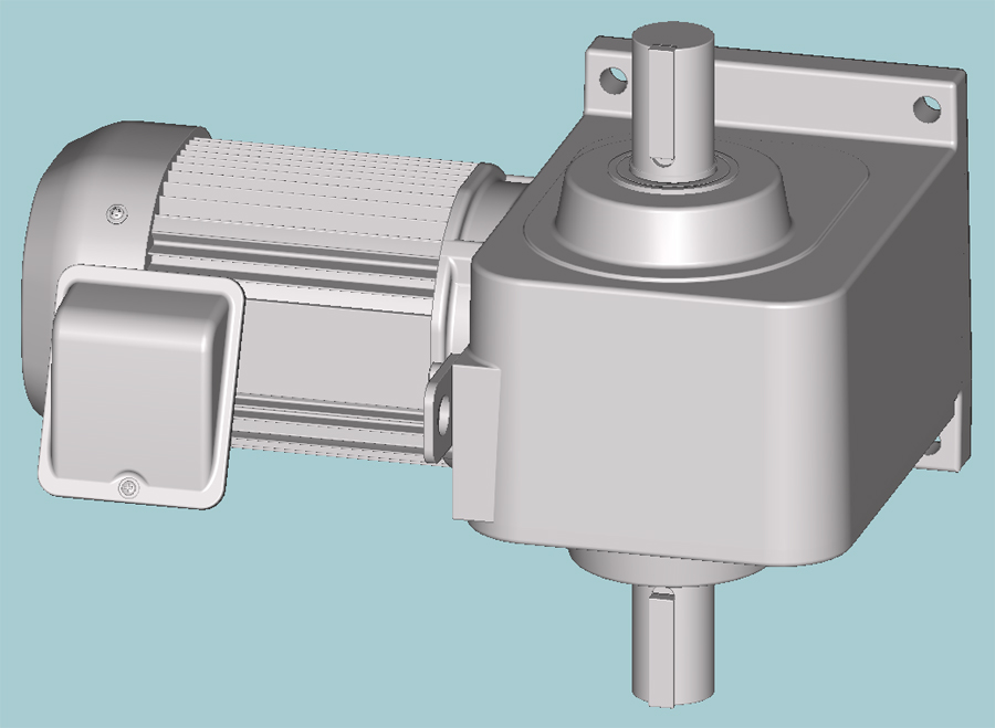 三菱ギヤードモータ  GM-SHY/GM-SHYPシリーズ（屋内仕様 脚取付） GM-SHYP-RT 1.5kW 1/7.5