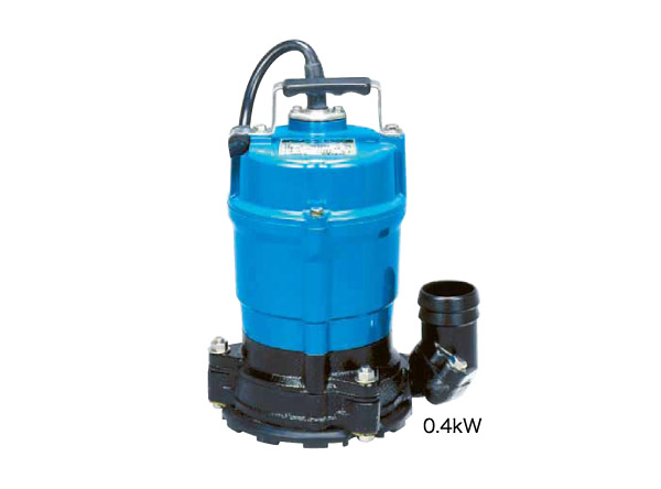 ツルミポンプ 水中ハイスピンポンプ（低水位排水仕様） HSR型（非自動型） HSR2.4S